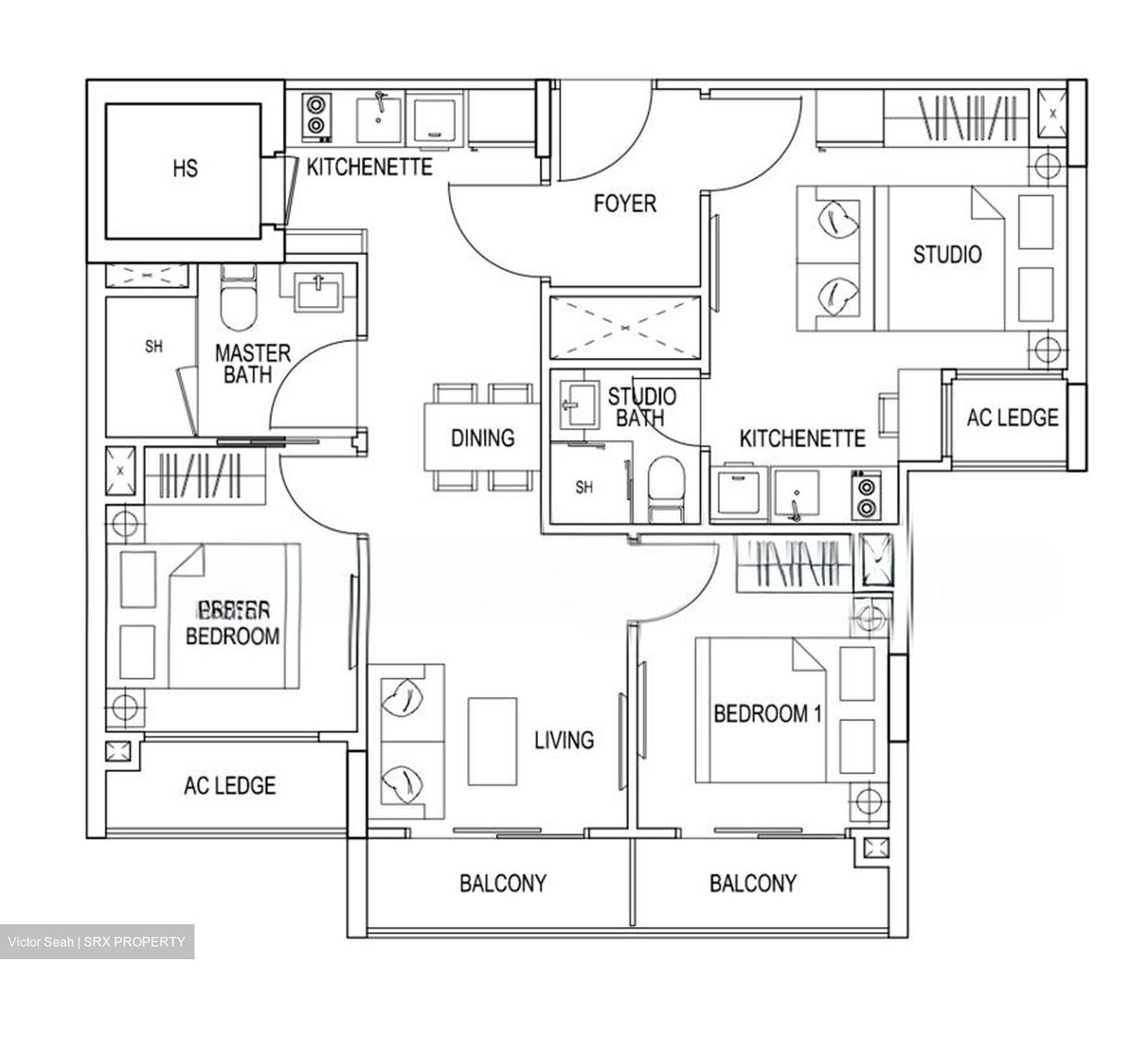 Kensington Square (D19), Apartment #504666981